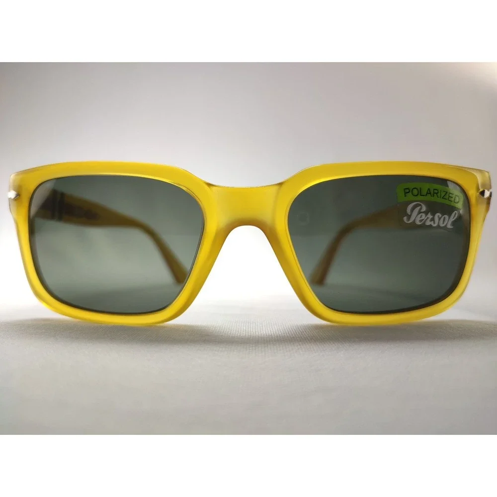 Persol 3272-S 204/4E Miele Polarized Sunglasses 53-20-145 NWT + Case